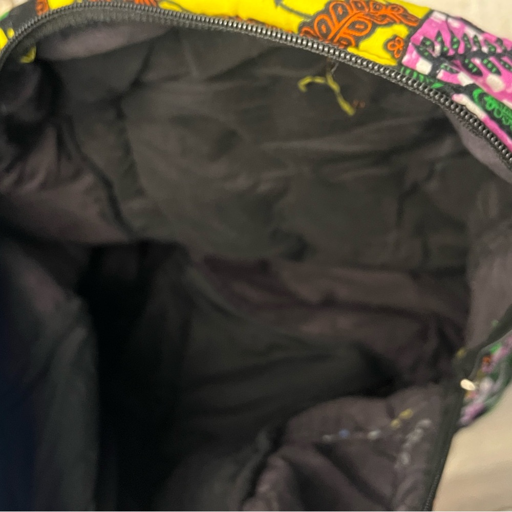 Vibrant Multicolor Floral Patchwork Backpack - Qu… - image 6